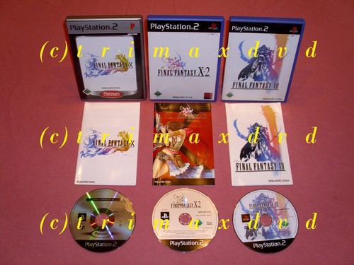 3xps2 final fantasy - fantasy,